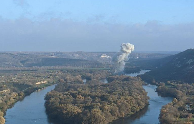 Сбитая украинской системой ПВО, упала в северной части молдавского села Наславча