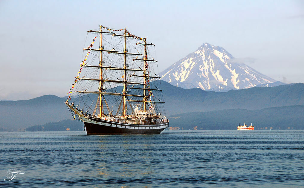 Фрегат "Паллада", на борту которого ребятам предстоит пройти практику. Фотография из открытых источников сети "Интернет"