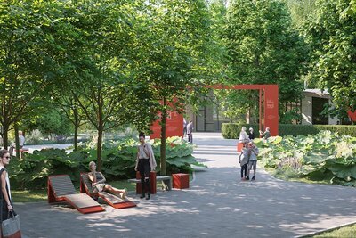    Проект реконструкции стадиона «Авангард» в Москве © Сайт мэра Москвы