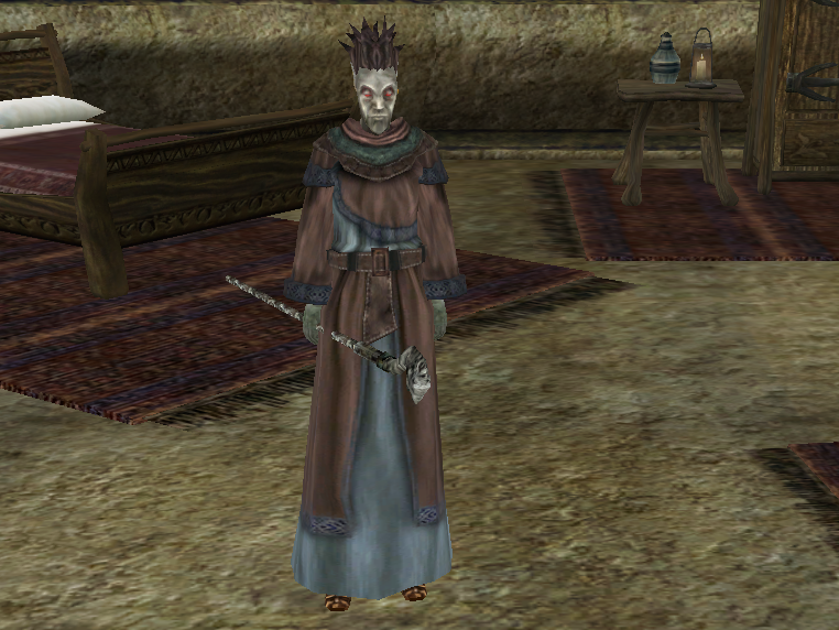 Милин Фарам - единственный создатель свитков заклинаний, которого можно встретить в игре.