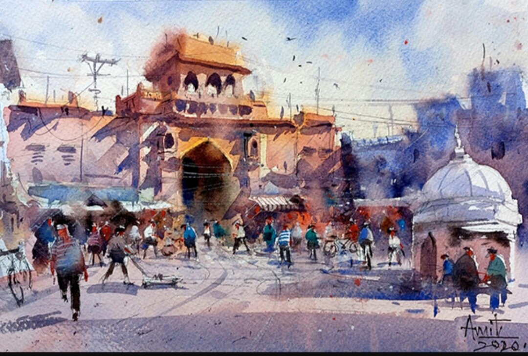 сайт https://www.amitkapoorwatercolor.com