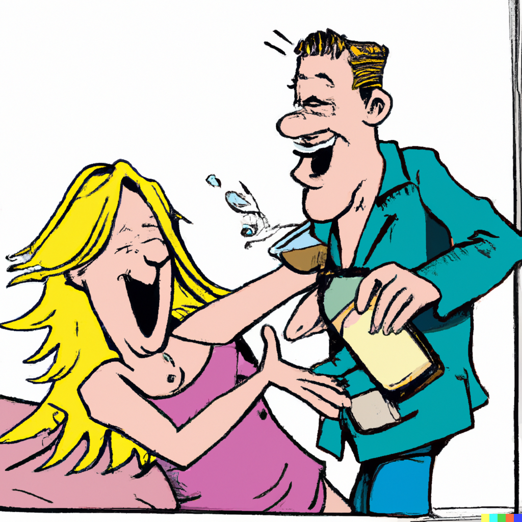 Мария и Василий в алко Астрале 