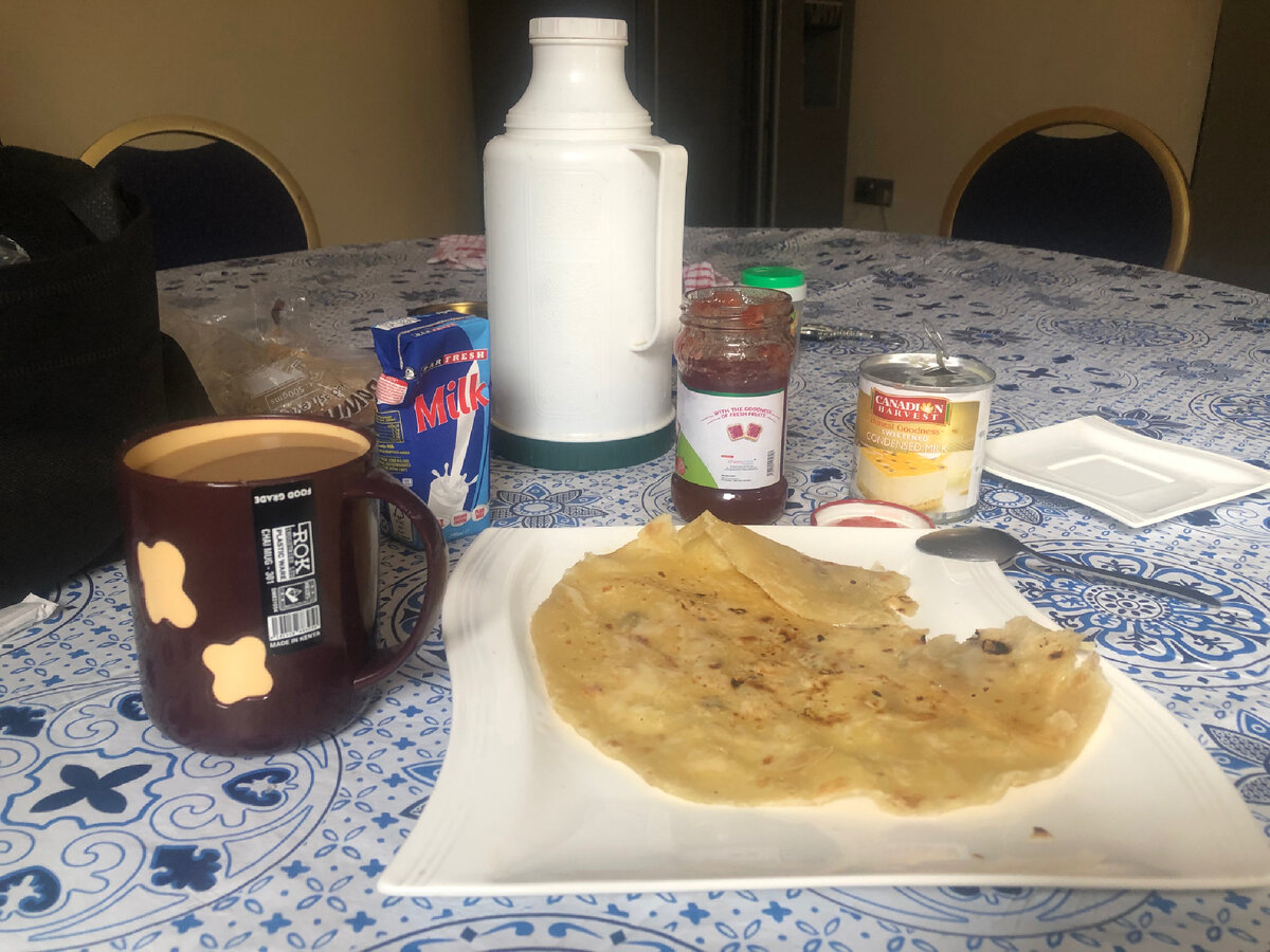 Чапати со сгущёнкой 