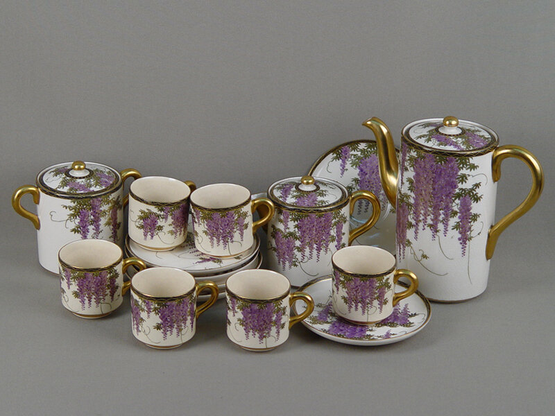 Сервиз кофейный на 6 персон "Глициния"
