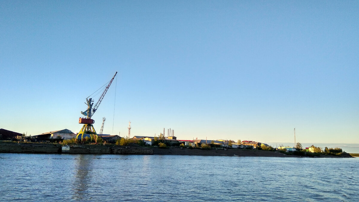 Порт в Зырянке.
