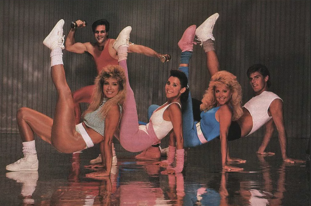 Фотография времен 80-х. za.pinterest.com, автор Rocksteady Fitness 