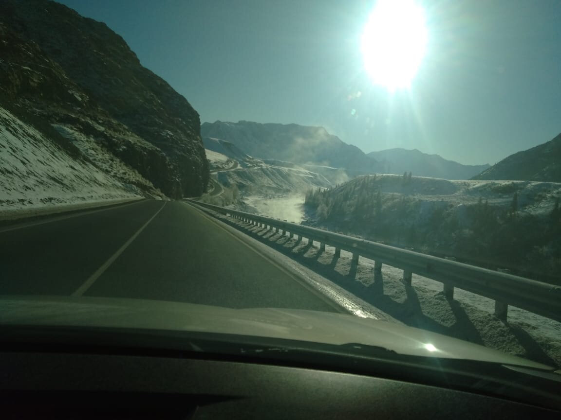 Как-то зимой на Катунских террасах..