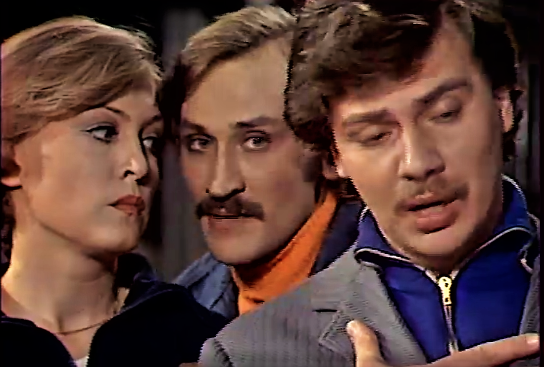 Кадр из телеспектакля "Часы с кукушкой" (1978)