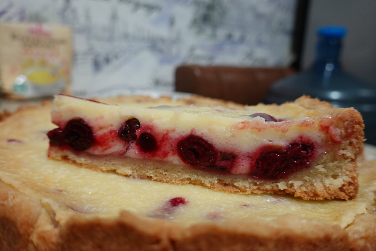 Безумно вкусный вишнёвый пирог