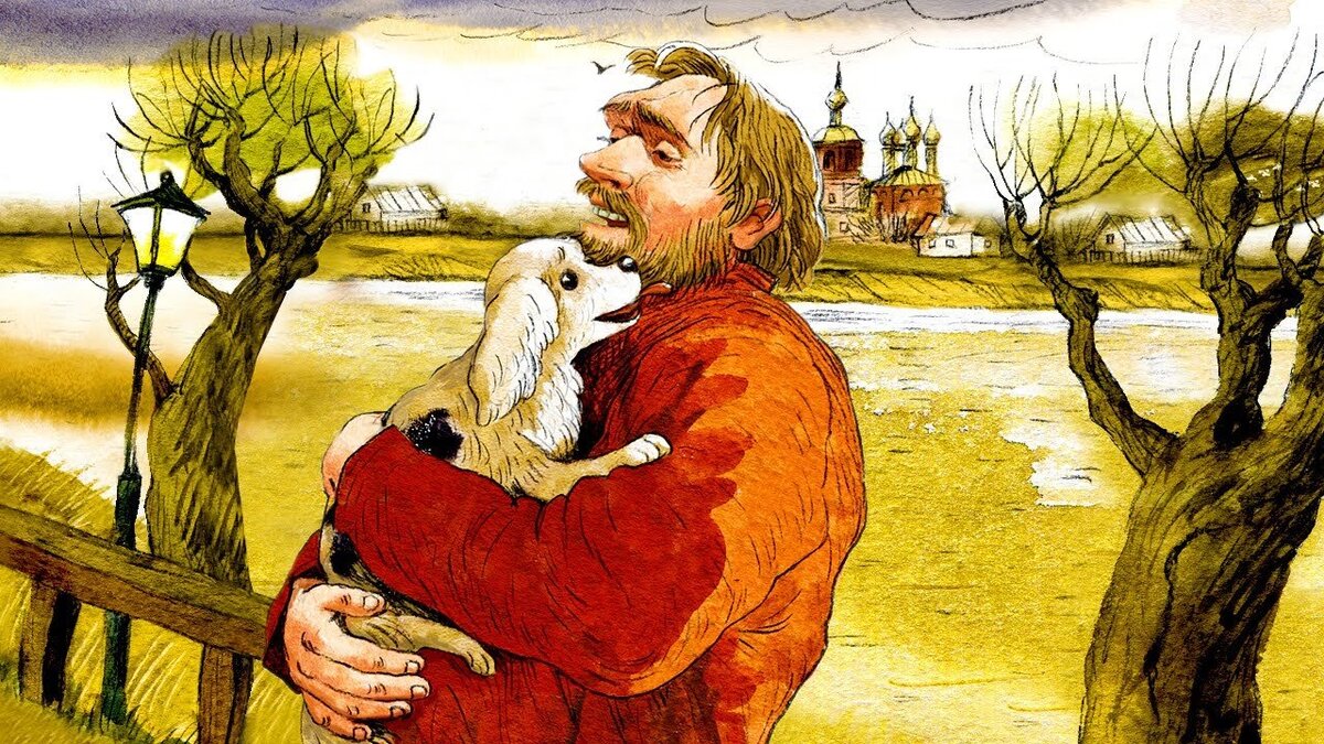 Иллюстрация к произведению "Муму", источник Яндекс.Картинки