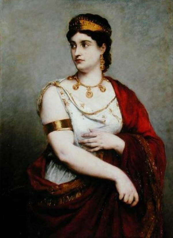 Такой знавала "мадемуазель Жорж" Европа, не исключая  сразу двух Императоров - неравнодушных поклонников её красоты и талантов...  