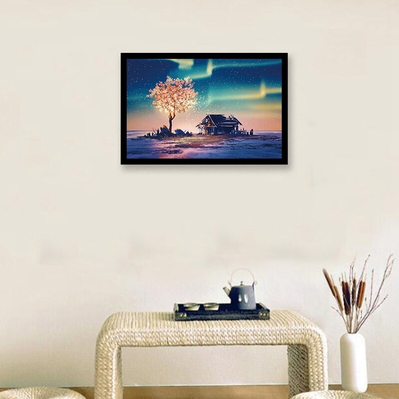 Картины гуашью необычные пейзажи