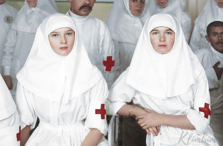 Великие княжны сестры милосердия