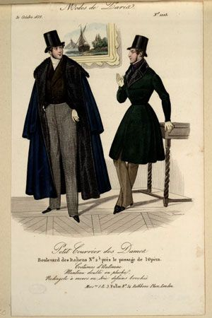 портрета Жозе не сохранилось, но он вполне мог носить такой плащ, как на этой картинке из журнала 1830-х