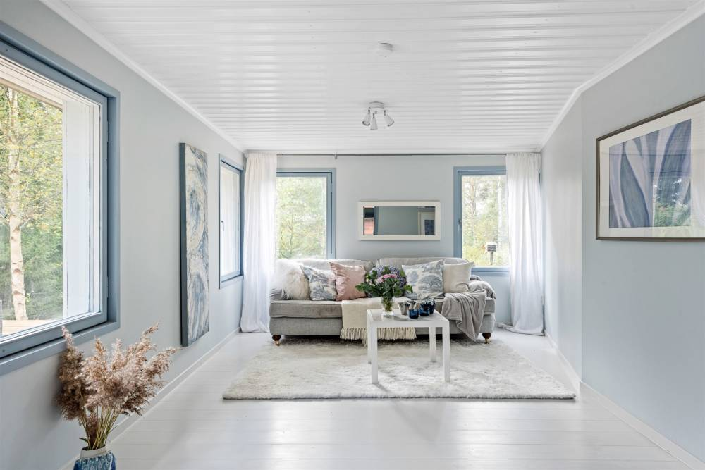 Каркасный дом в Динской терраса