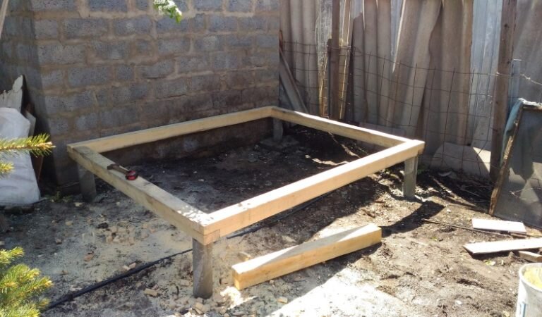 Монтаж основания