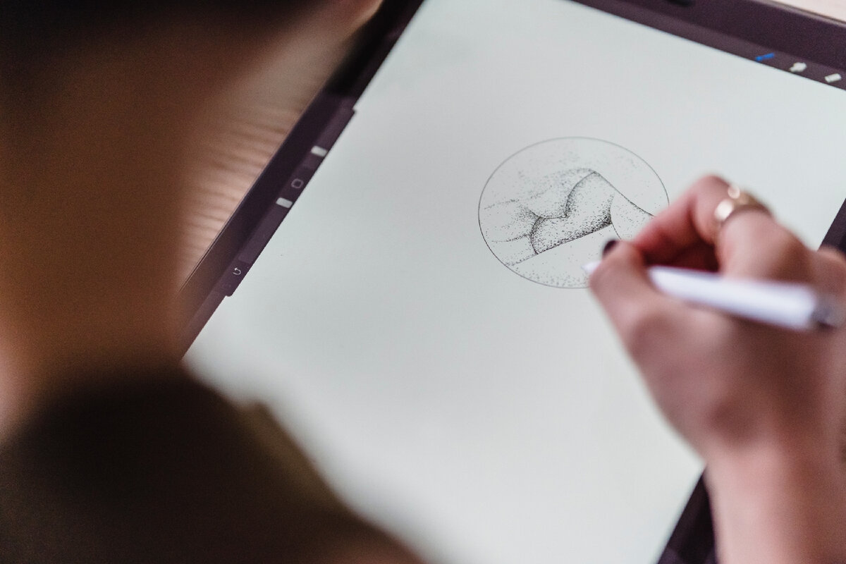 В программе Procreate можно рисовать графику