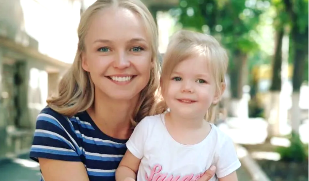 Елена Шилова с дочерью Катей