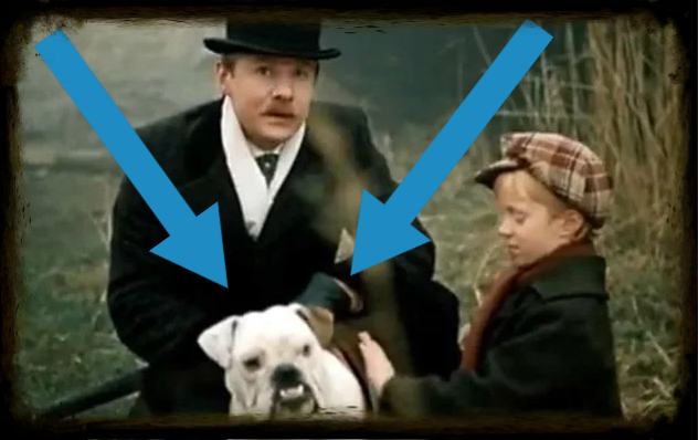 Бульдог Бамбула. Кадр из сериала "Приключения Шерлока Холмса и доктора Ватсона"