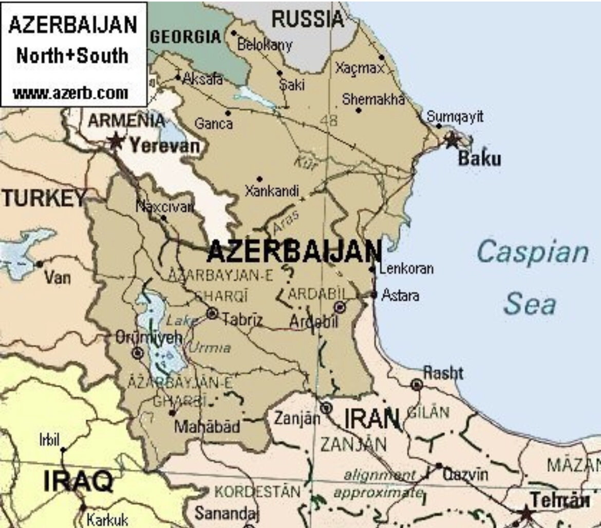 южный азербайджан