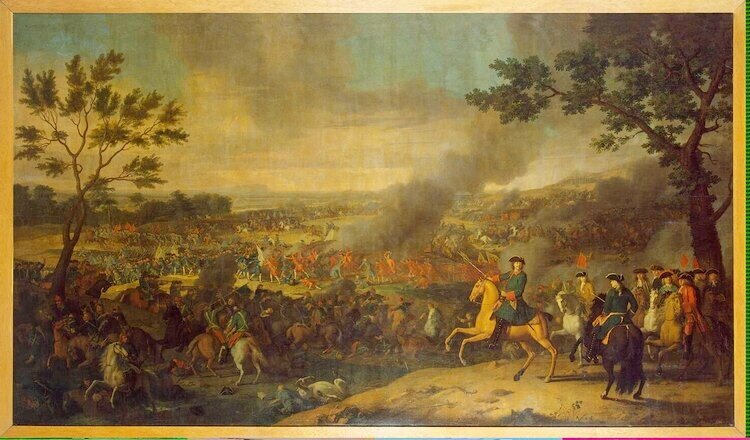 Пётр I в Полтавской битве. Л. Каравак, 1718 / Источник: wikipedia.org