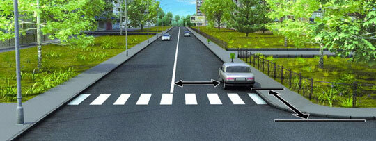 В каком случае водителю разрешается поставить автомобиль на стоянку в указанном месте?