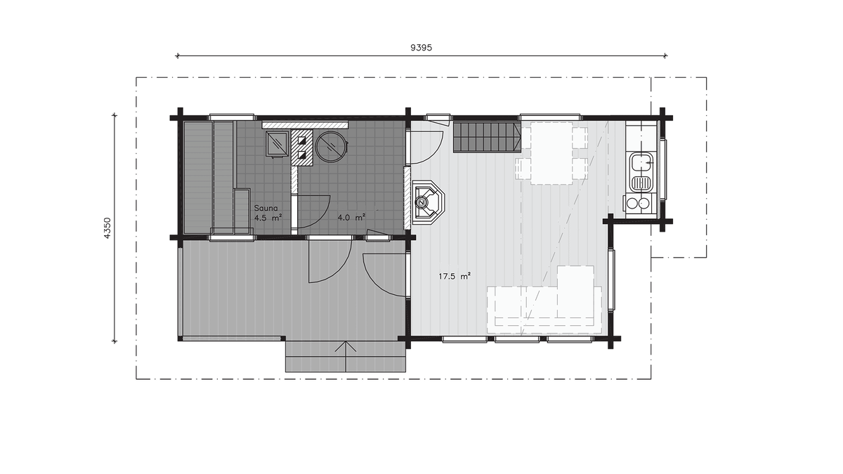 План первого этажа