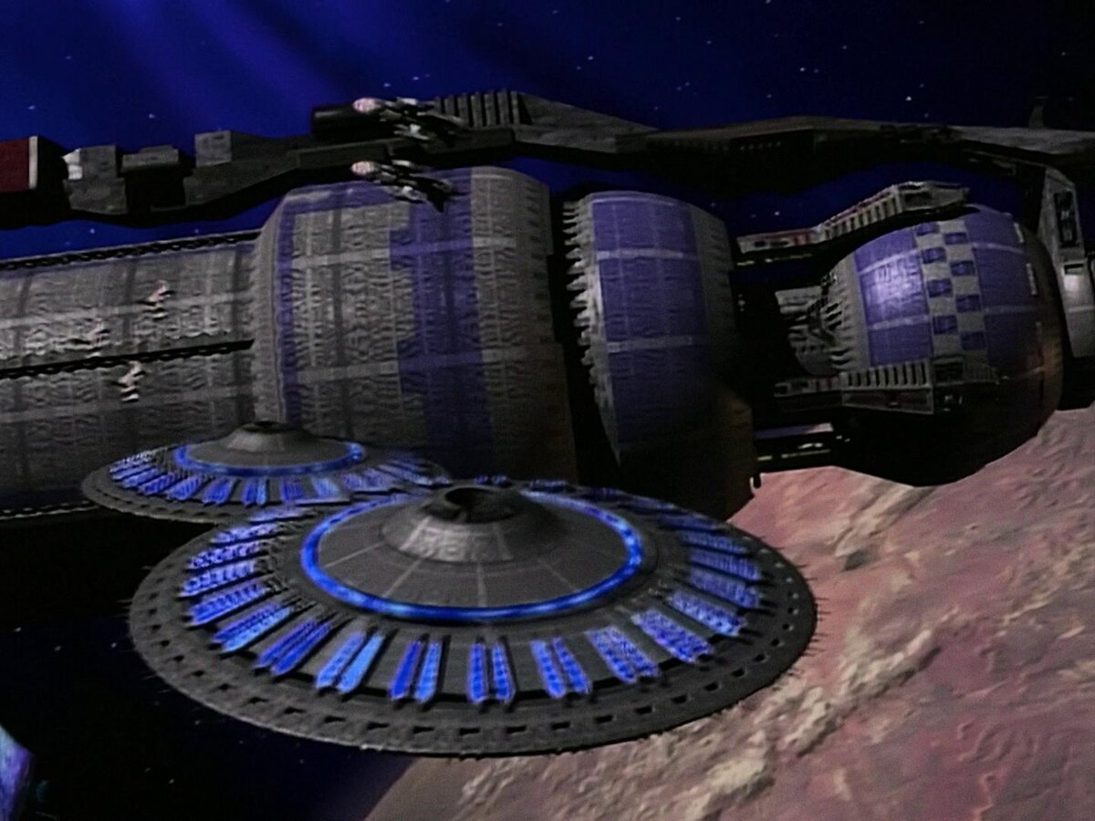 Корабли Врии у "Вавилона-5"