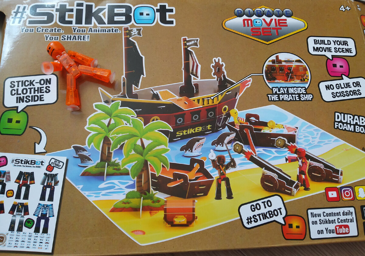 Скитбот набор Пиратский корабль, фото автора