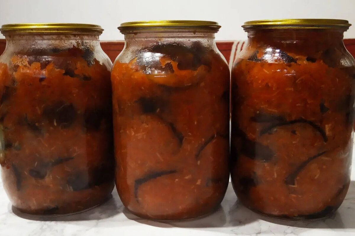 Салат из баклажанов и овощей