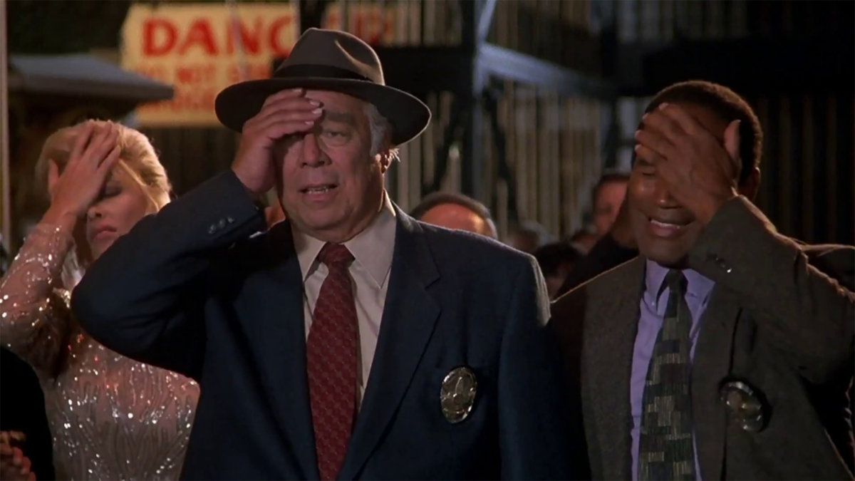 Naked gun facepalm