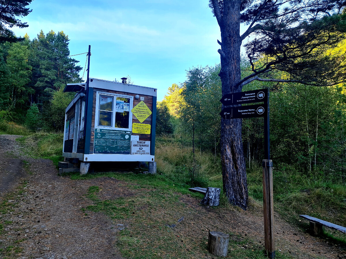 Начало Большой Байкальской тропы