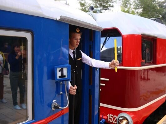    детская железная дорога в Ростове // фото: rostov-gorod.ru