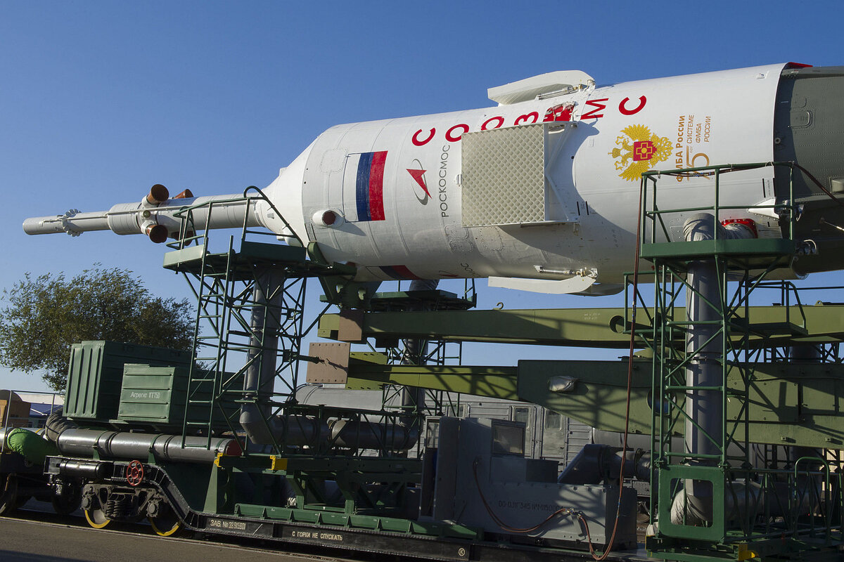  Выкатка РН "Союз-2.1а" на пусковую площадку №31/6 в сентябре 2022 года, фото Роскосмоса