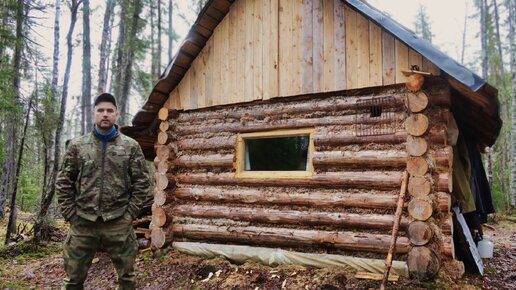 Живу в Лесной избе с собакой. Таежные будни. Лесная баня