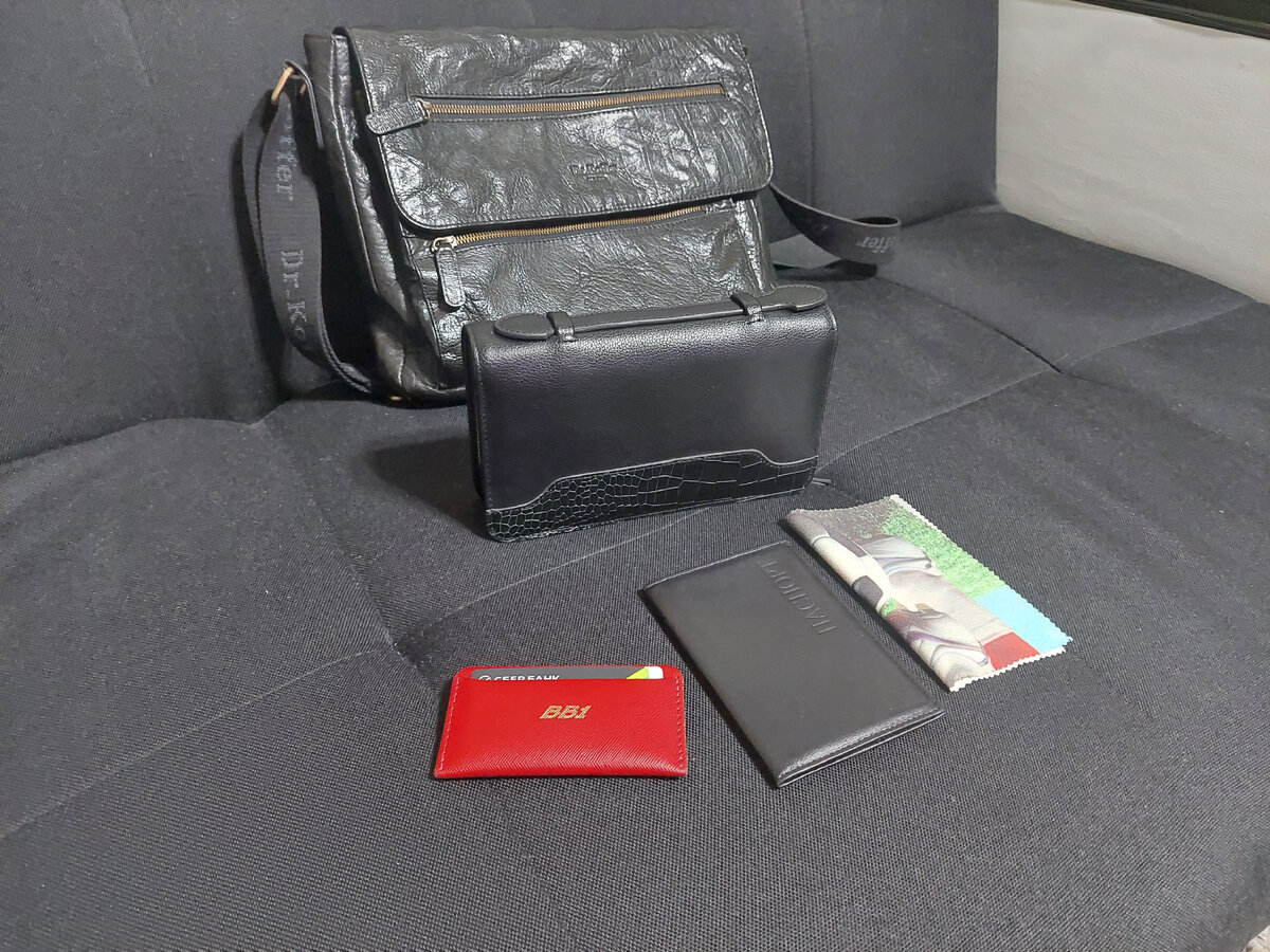 Портмоне (мужской клатч) для документов и карточек