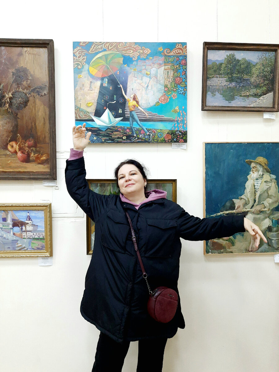 Автор на выставке Земля и Люди