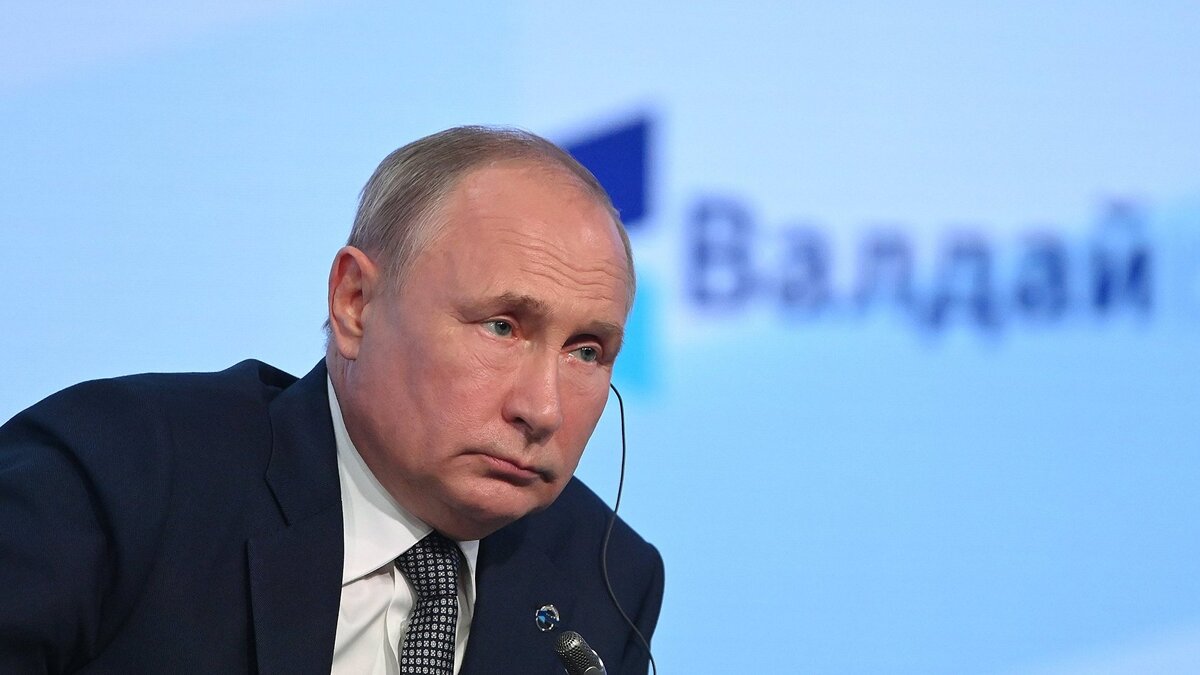    Президент РФ В. Путин принял участие в заседании клуба "Валдай"© РИА Новости . Максим Блинов