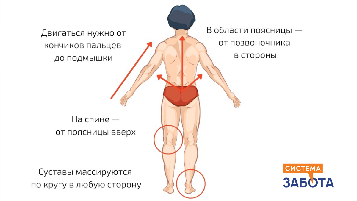 Массаж для здоровья и тонуса — 3 простых действия | С заботой о пожилых |  Дзен