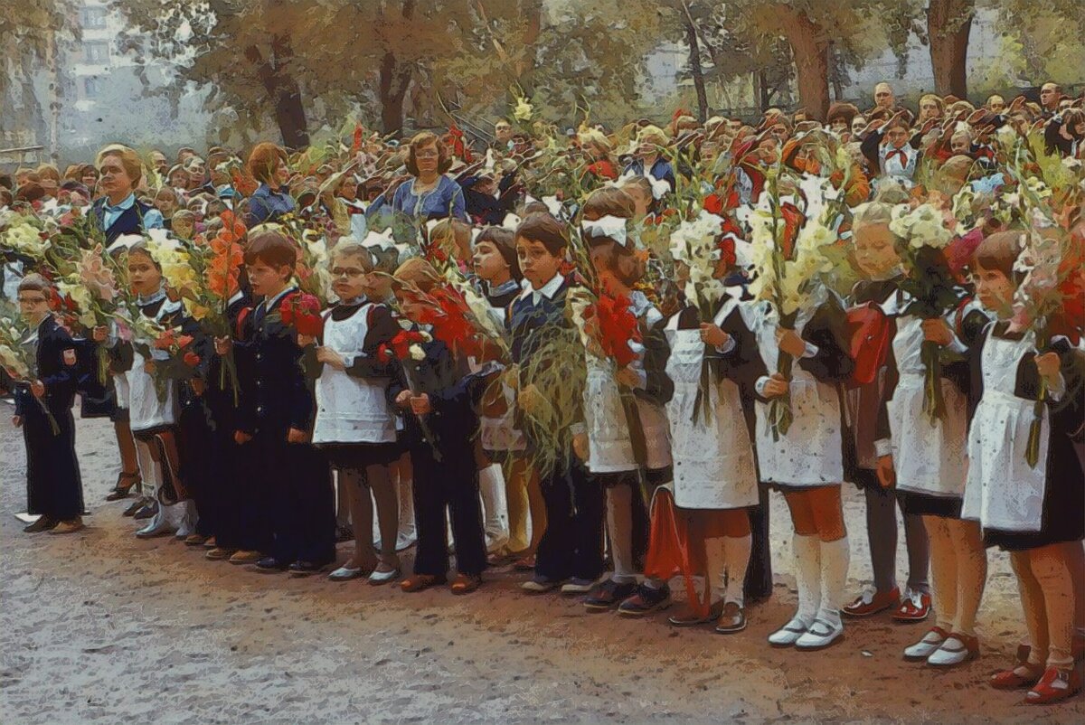 Цветы, банты и осень...