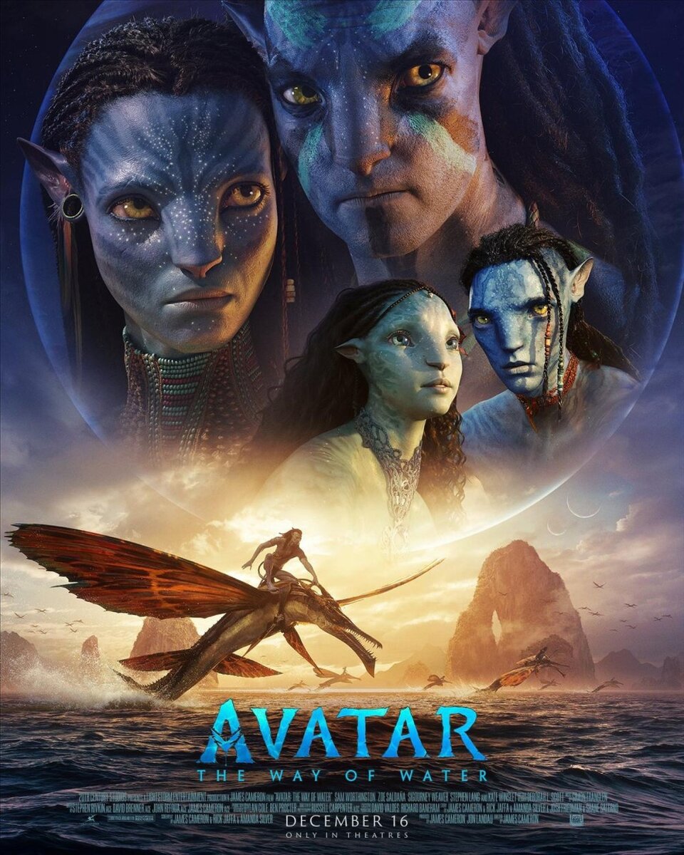     Промо-постер фильма «Аватар: Путь воды» (2022)