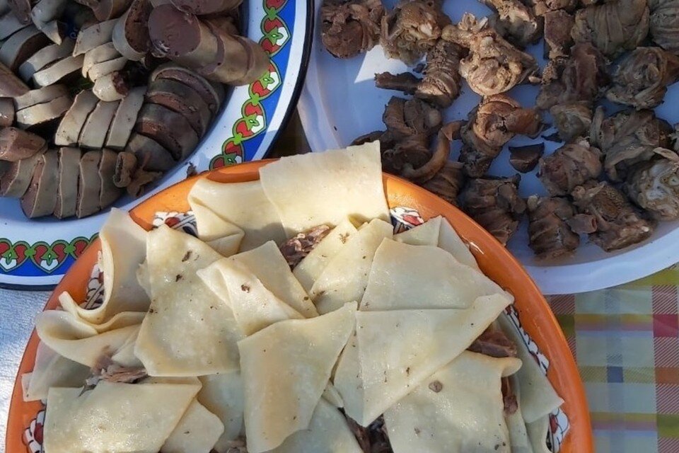     Блюда традиционной кумандинской кухни  из личного архива героя(ев) публикации