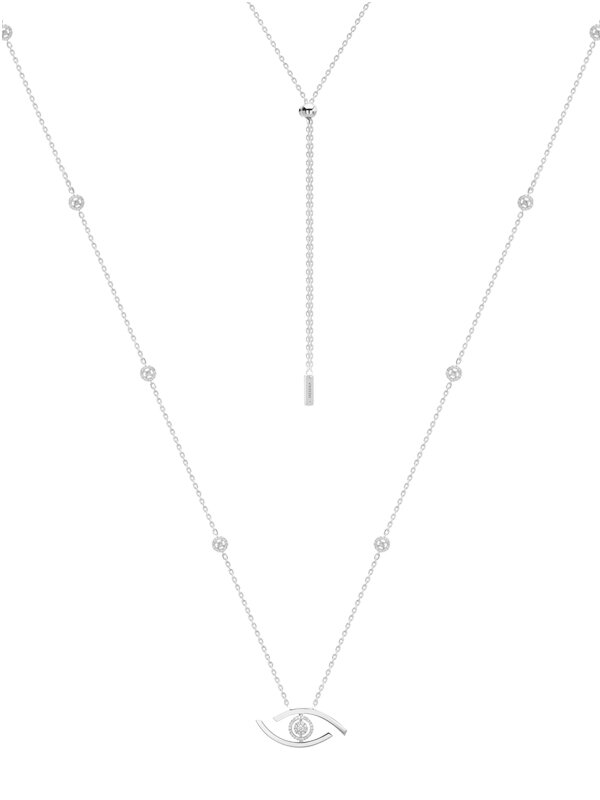 Кулон Messika Lucky Eye из белого золота с бриллиантами