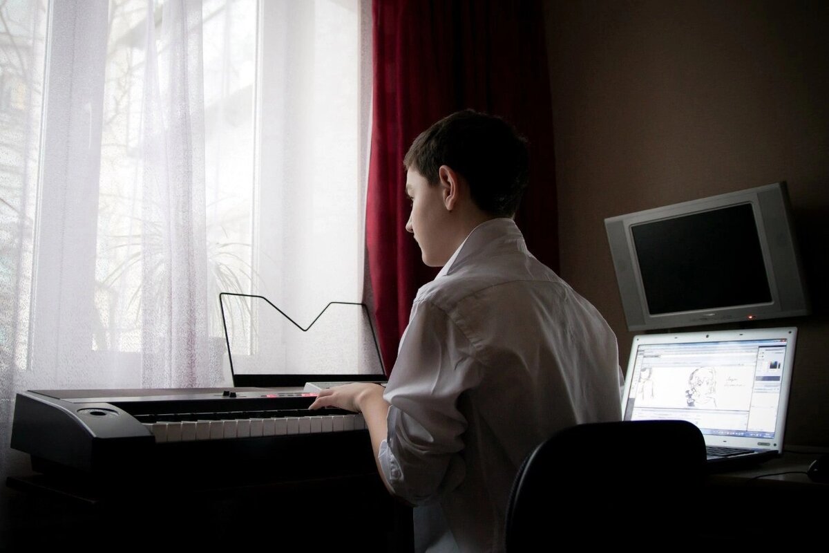 выпускник музыкальной школы (фото автора)