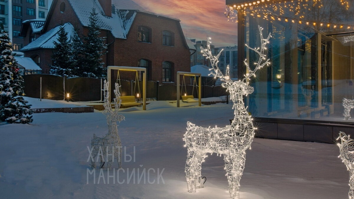    Югорские дворы поборются за звание «Лучший зимний двор России»