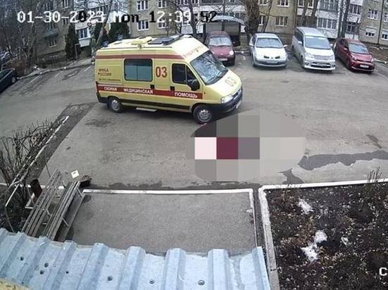     скриншот видео с места ДТП