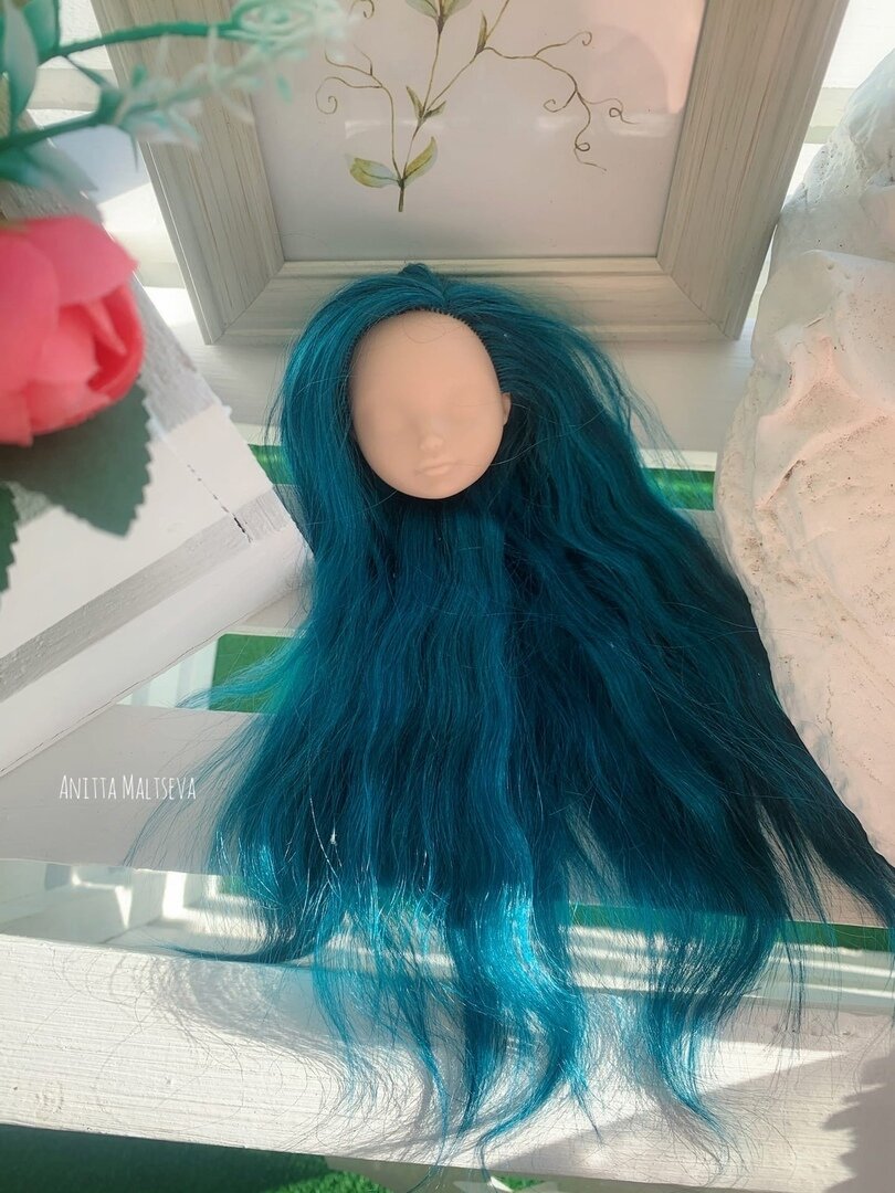 Новые волосы куклы