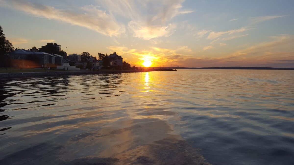 Закат в Петрозаводске