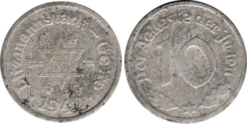 10 пфеннигов 1942 год. Фото из открытых источников.