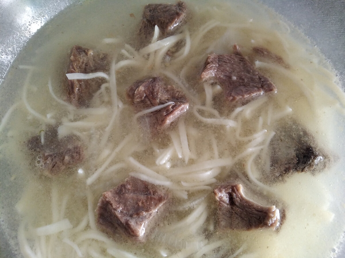 Суп из конины